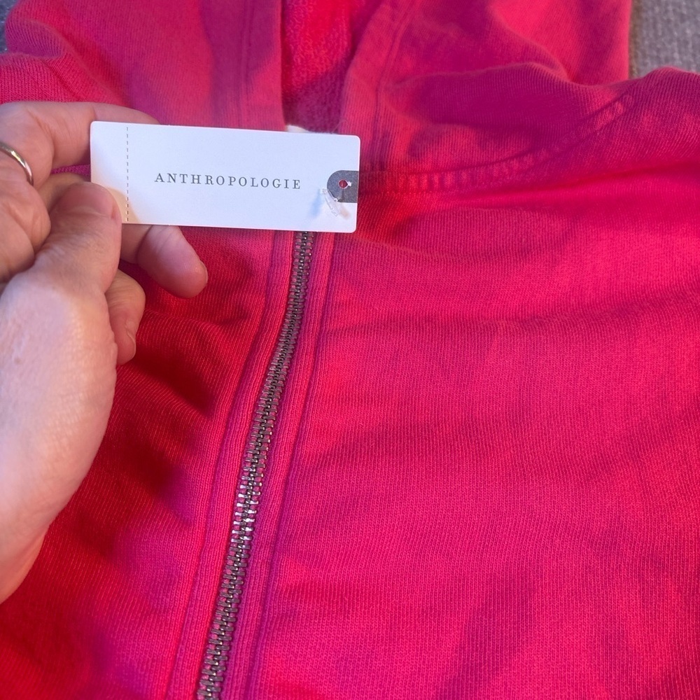 Red Zip-Up Hoodie - Picture 2 of 5